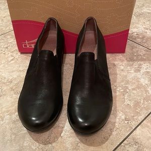 Dansko Women’s Shoes Boots Size 39 Black Robin Burnished Nubuck NEW!!